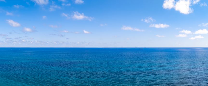 Blue Sky With Ocean sky #6 — real panoramic sky for replacement