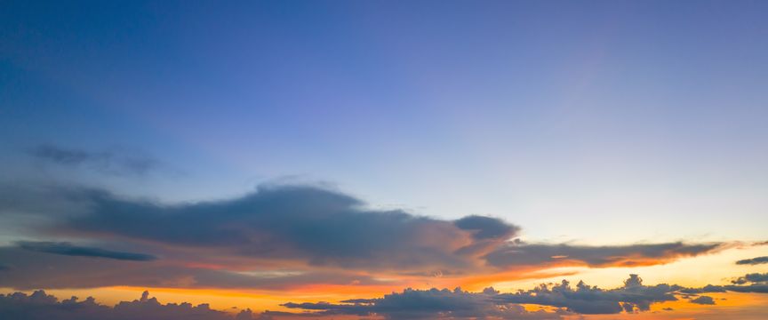 Cloudy And Colorful sky #7 — real panoramic sky for replacement