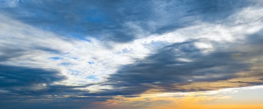 Cloudy And Overcast sky #4 — real panoramic sky for replacement