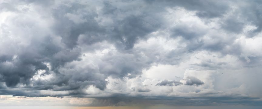 Cloudy And Overcast sky #5 — real panoramic sky for replacement