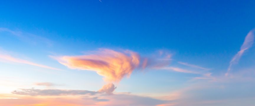 Colorful Cotton Candy sky #2 — real panoramic sky for replacement