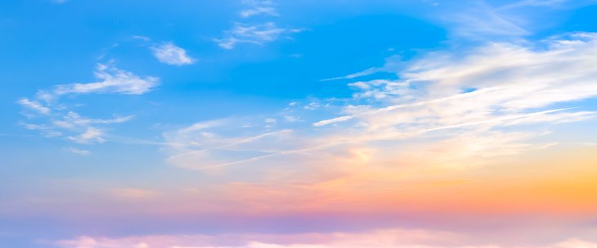 Colorful Cotton Candy sky #3 — real panoramic sky for replacement