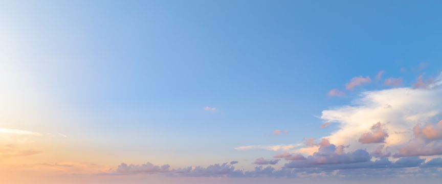 Pop Of Gold Sunrise sky #2 — real panoramic sky for replacement