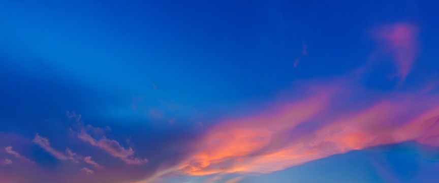 Post Sunset sky #3 — real panoramic sky for replacement