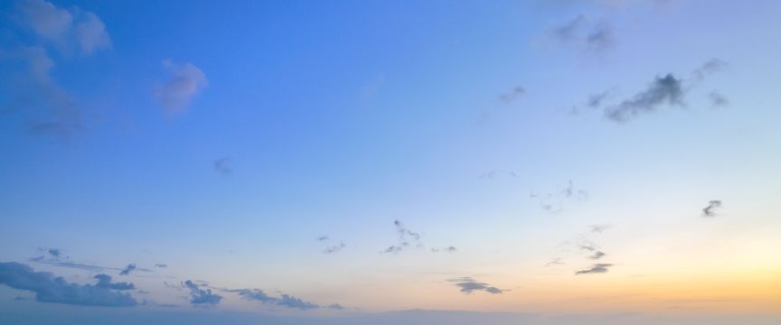 Predawn sky #3 — real panoramic sky for replacement