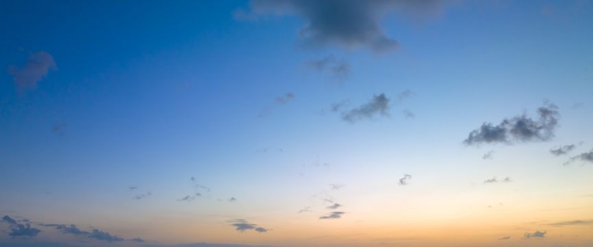 Predawn sky #4 — real panoramic sky for replacement