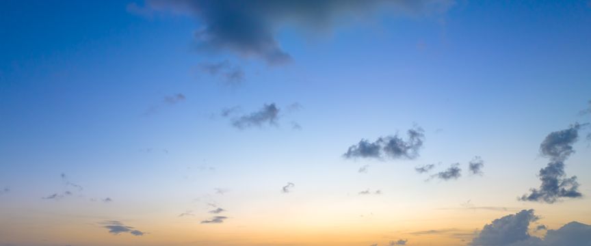 Predawn sky #5 — real panoramic sky for replacement