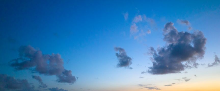 Predawn sky #7 — real panoramic sky for replacement
