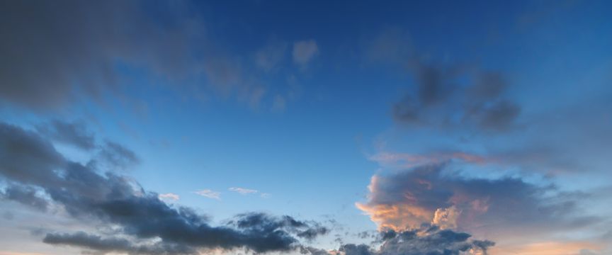 Predawn sky #9 — real panoramic sky for replacement
