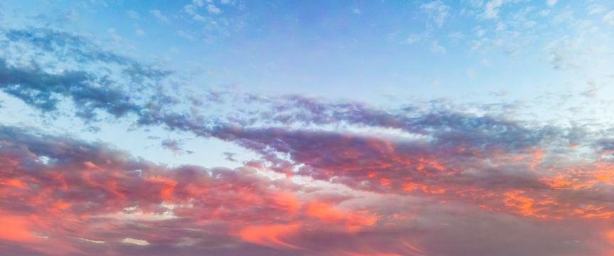 Puffy And Colorful sky #3 — real panoramic sky for replacement