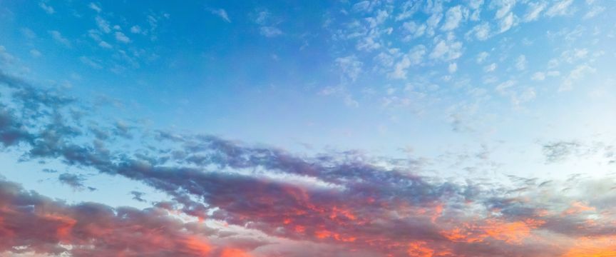 Puffy And Colorful sky #4 — real panoramic sky for replacement