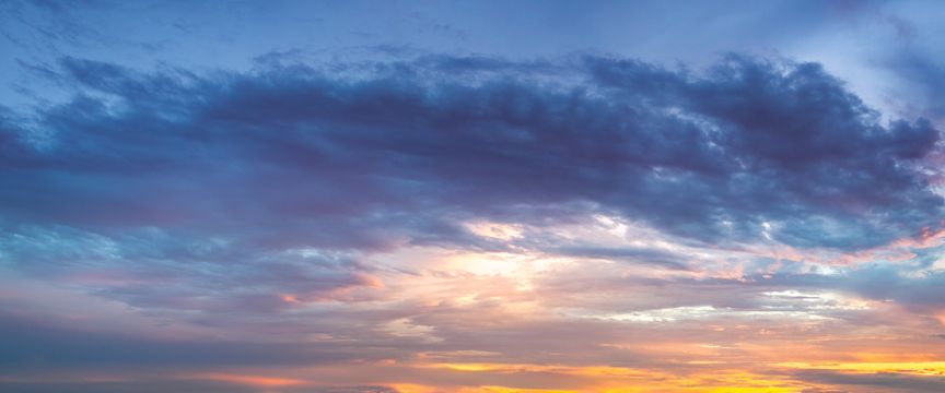 Puffy And Colorful sky #6 — real panoramic sky for replacement