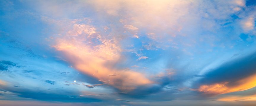 Puffy And Colorful sky #9 — real panoramic sky for replacement