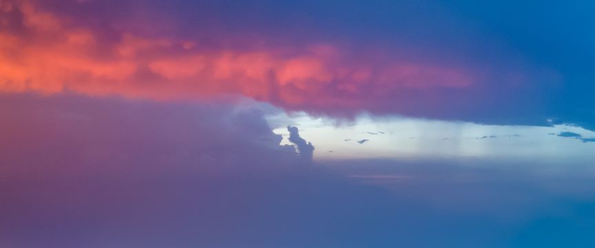Vivid Color Sunsets sky #3 — real panoramic sky for replacement