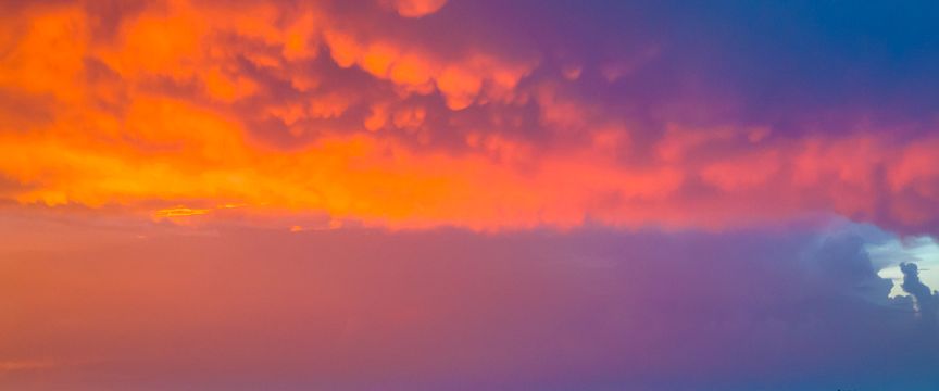 Vivid Color Sunsets sky #4 — real panoramic sky for replacement