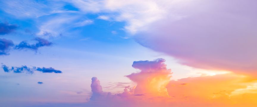 Whimsical And Wispy sky #1 — real panoramic sky for replacement