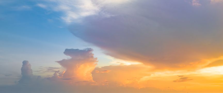 Whimsical And Wispy sky #3 — real panoramic sky for replacement
