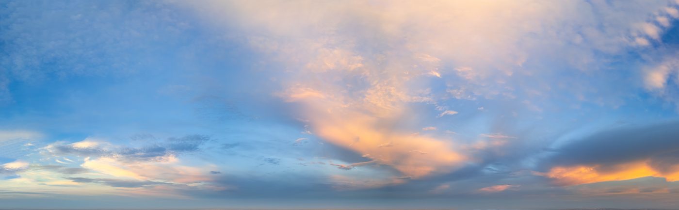 Colorful Sunrise — 39 real panoramic skies