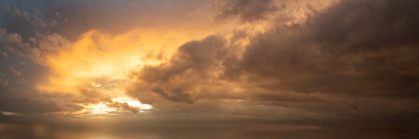 Golden Sun — 59 real panoramic skies