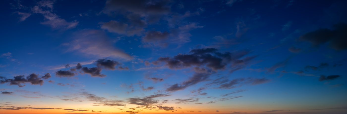 Post-Sunset — 71 real panoramic skies