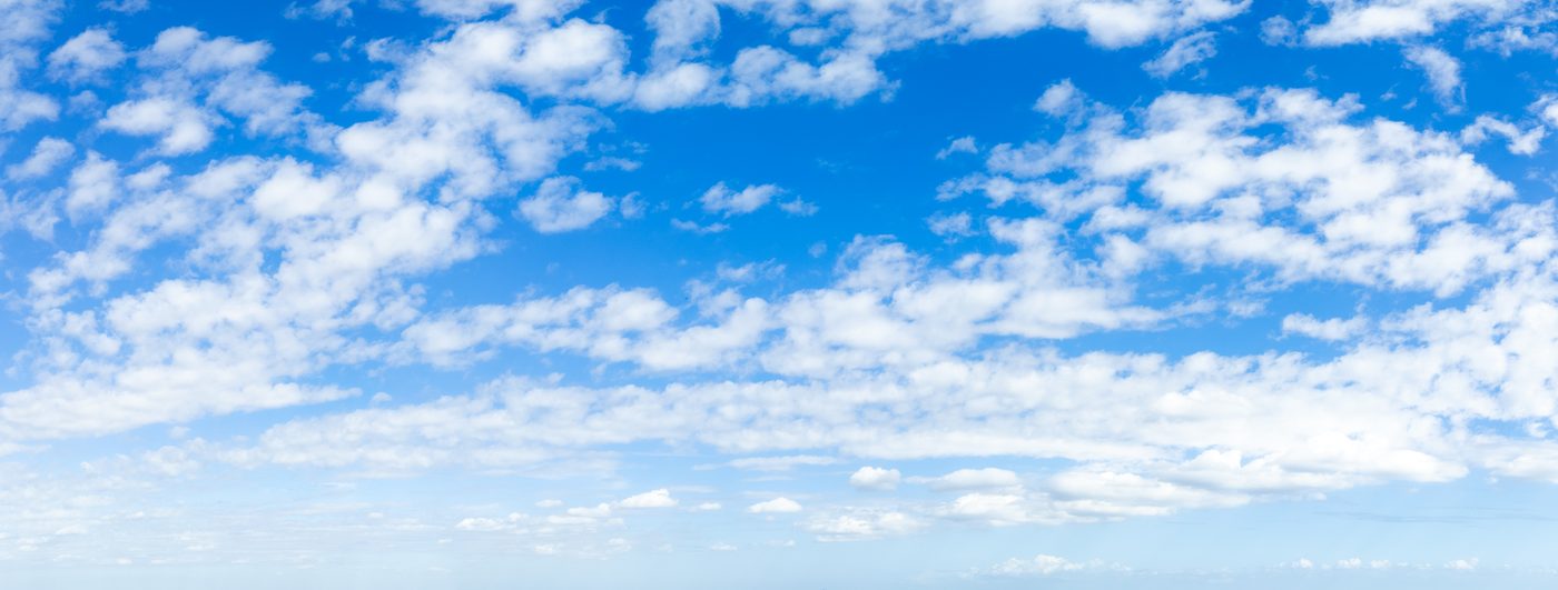 Puffy Cloud Blue Skies — 49 real panoramic skies