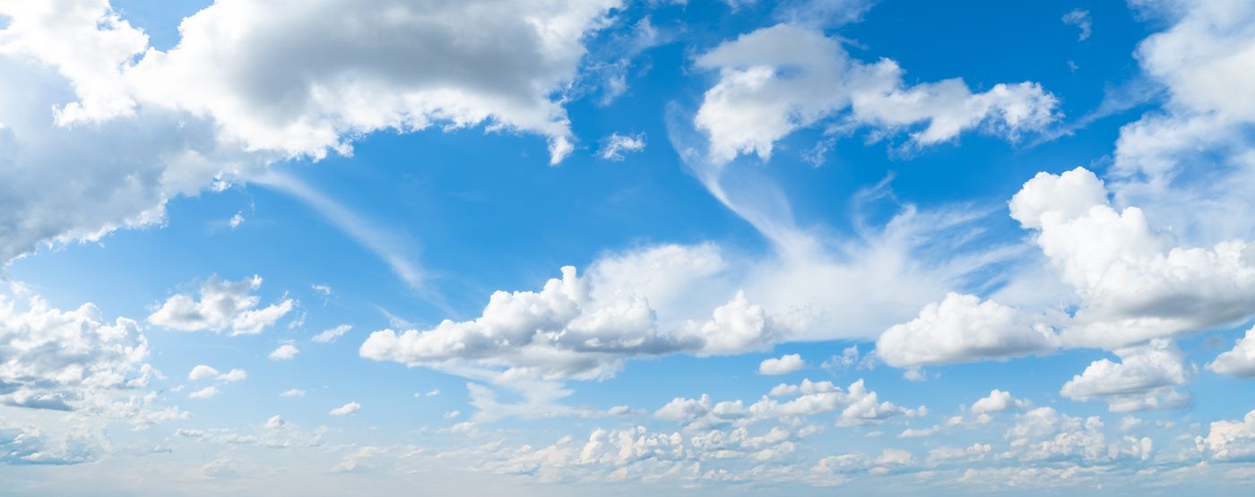 Wispy Cloud Blue Skies — 45 real panoramic skies